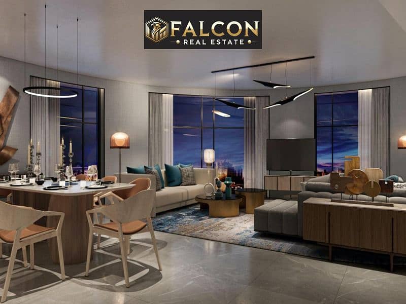 Apartment for sale fully finished + ACs open view MEGA POOL highest ROI in Heliopolis Marriott Residence next to City Center Almaza minute to airport - Widok 3