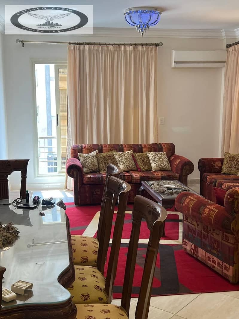Furnished apartment for rent in Dar Misr Al-Qaranful Compound, Fifth Settlement Garden view Located opposite Al-Rehab and the Eastern Market Super-lux - Ansicht 3