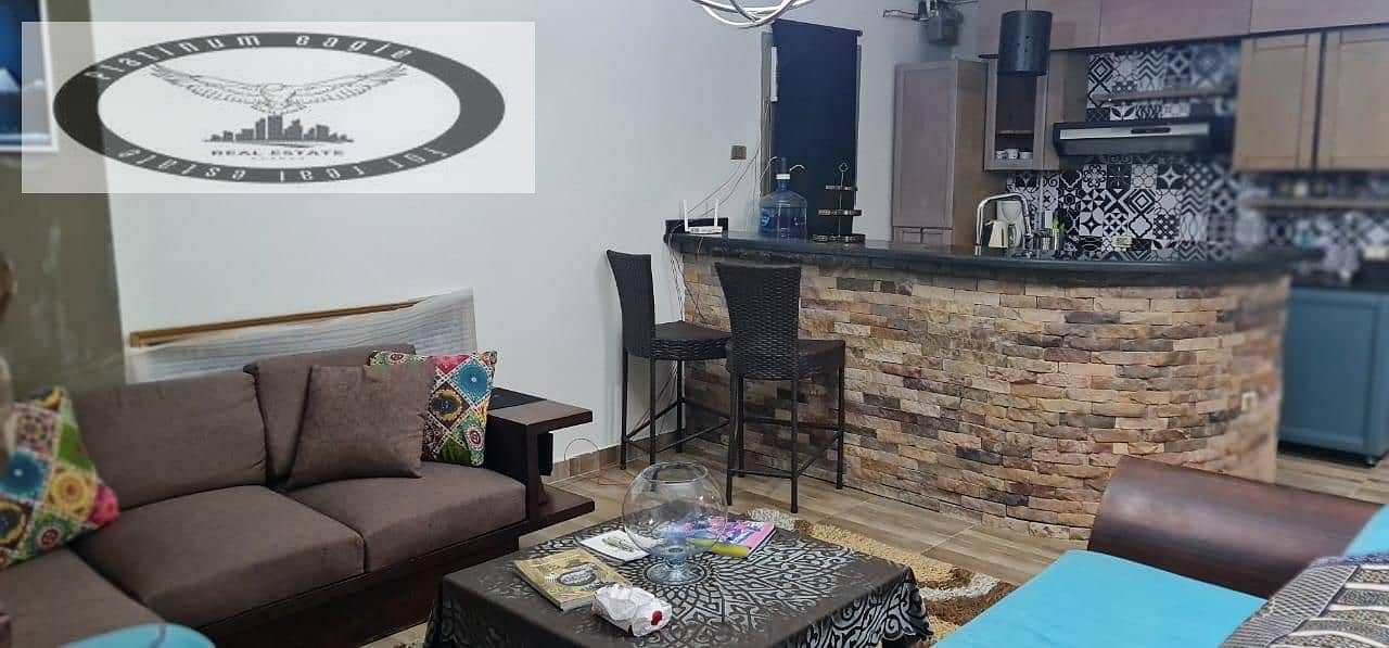 Furnished apartment for rent in Al-Nakheel Compound, First Settlement Super-lux finish – pohled 5