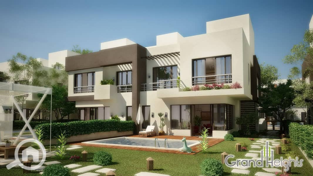 Twin House for Sale in Grand Heights – 6th of October | fully finished | under market price - Aanzicht 4