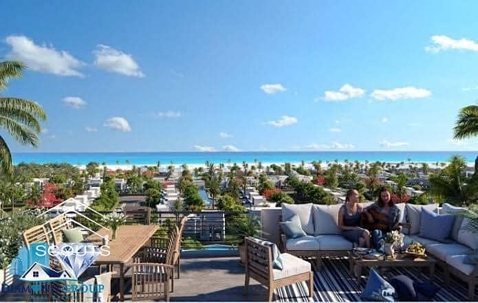 **Fully Finished Chalet for Sale with Kitchen & ACs | Sea View | Hotel-Managed | High Investment Return | Seazen, North Coast** - Widok 5