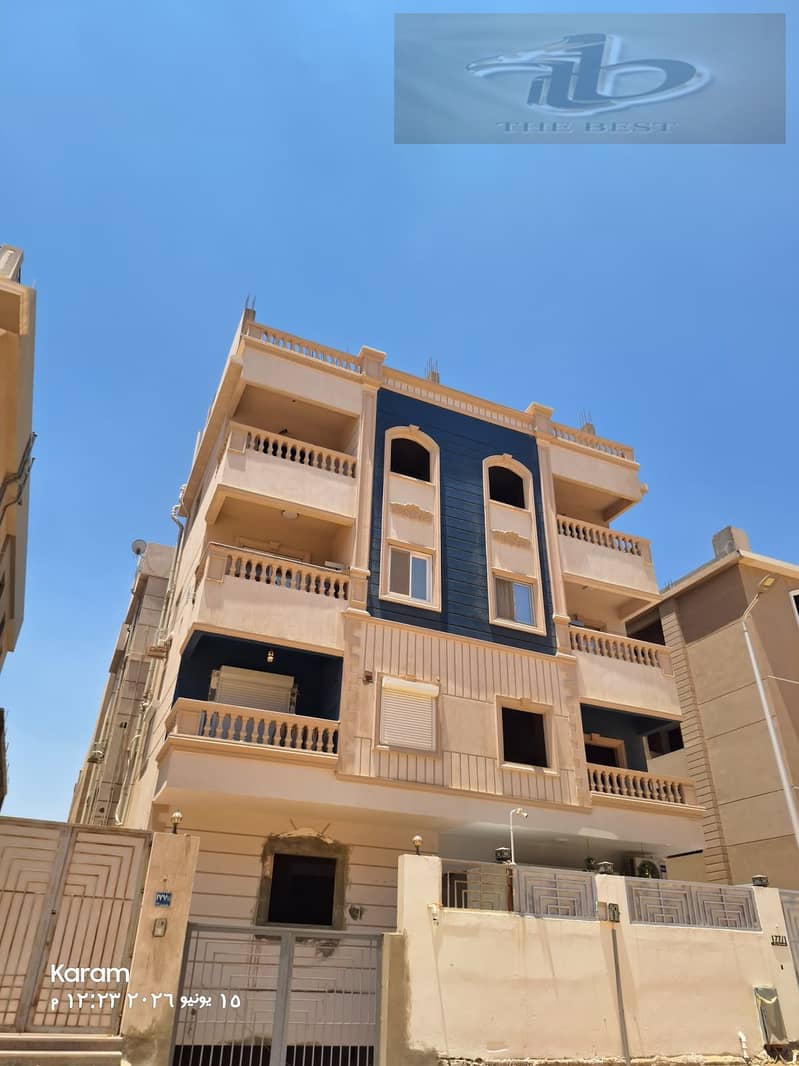 Half a roof for sale in Al-Andalus 2 – Fifth Settlement A distinctive opportunity for living or investing Location: Al-Andalus 2 - Vista 3