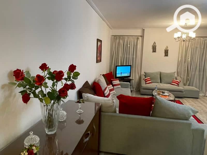 Furnished hotel apartment for rent in Al-Rehab near the services - Mehr