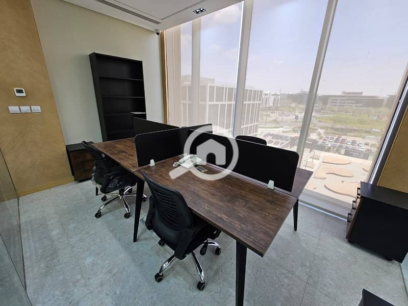 Luxury fully furnished office for rent in Cairo Festival City - Fler