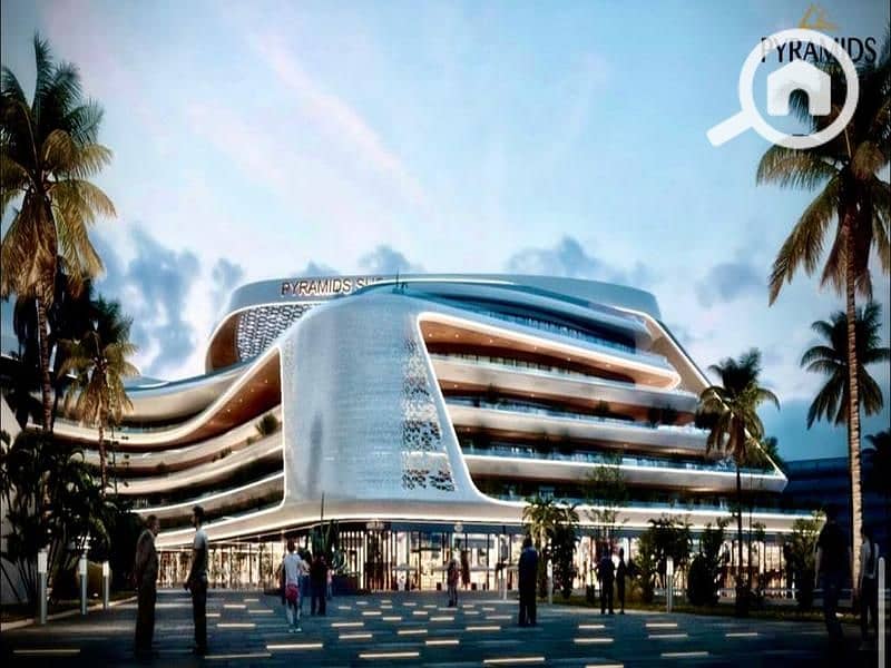 A 16m commercial shop at the entrance of the Administrative Capital in Pyramids City Mall | 20% down payment | Strong investment opportunity - Vista 2