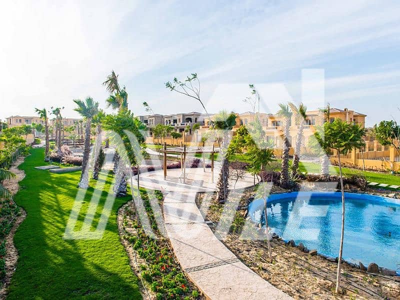 Finished Standalone Villa With ACs For Sale Overlooking Greenery At Gardenia Springs - New Cairo – pohled 3