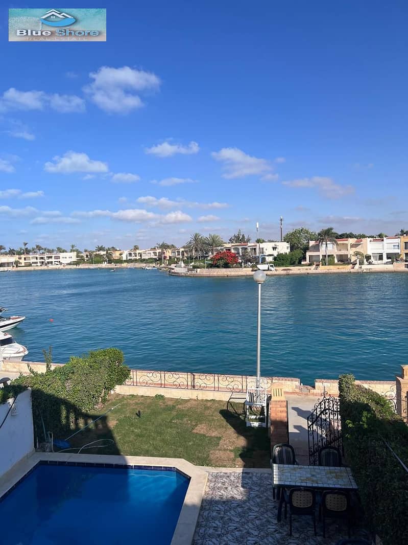 Villa for rent in the North Coast, Marina 5, first row by the lake, area 420m - Bild 3
