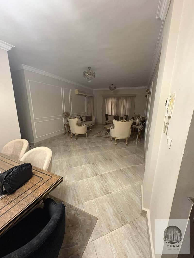 Apartment for sale in Jannat Misr, Fifth Settlement, 140 sq m, first floor, garden view, 3 bedrooms and 3 bathrooms, priced at 4,350,000 - Fler