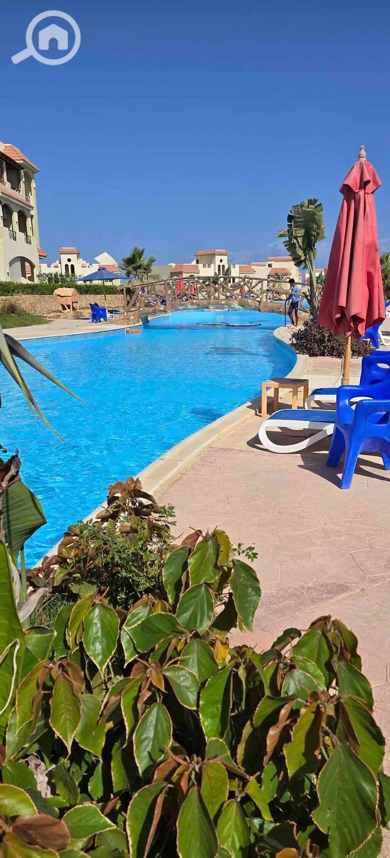 Inspect and book immediately in a ground chalet with a garden on a direct sea pool, fully finished in North Coast next to La Vista, Coronado, Dee Bay, Hacienda Blu, Marassi, Hacienda Bay, and Alamein Hills. - Aanzicht 3
