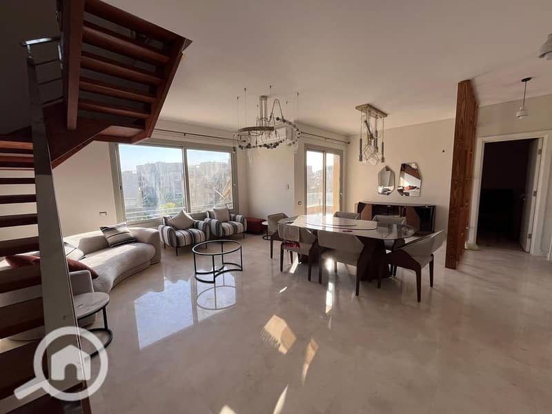 Premium Penthouse for Rent – Kitchen & Air Conditioning in Village Gate, Fifth Settlement, New Cairo - Ansicht 2