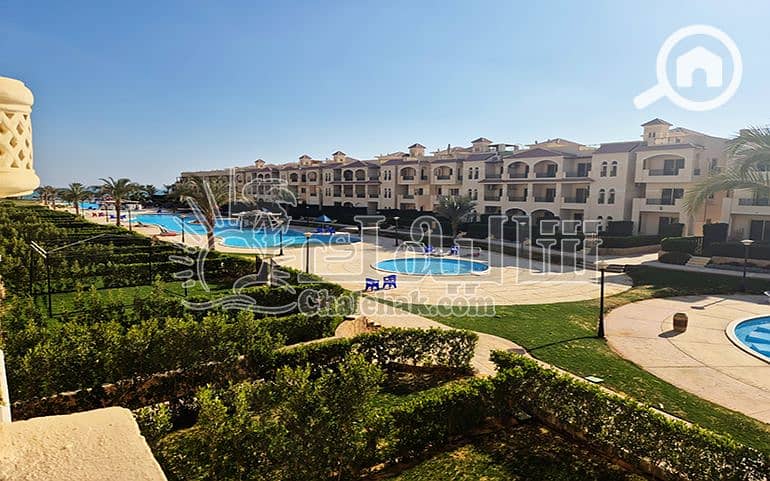 Ground Floor Furnished Studio with Garden, Sea & Pool View | La Sirena Palm Beach Ain Sokhna – pohled 6