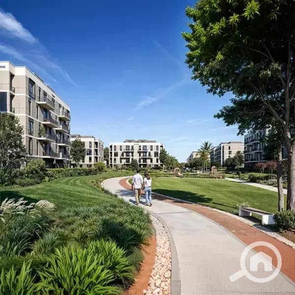 Studio 85m for sale in Compound One 33 (Arkan Palm) with delivery in a year and a half, very close to the 26th of July Axis. - Vista 5