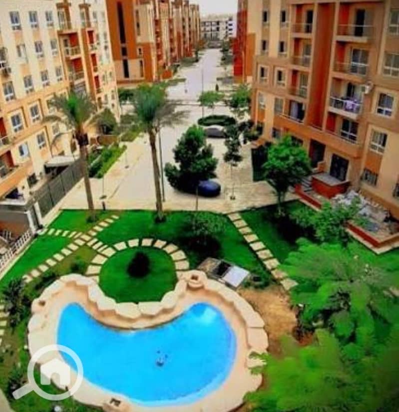 80m ultra super lux apartment for sale cash 1.9 million in Degla Gardens, 6th of October City, immediate delivery near Al-Wahat Road and Zewail University in a fully serviced compound with 24-hour security. - Ansicht 2