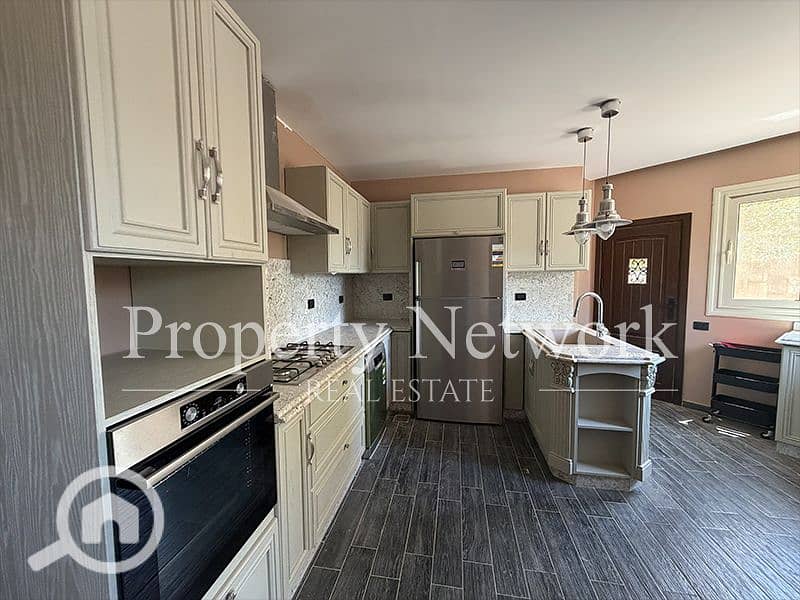 Fully Furnished & Fully Equipped 4BR Standalone Villa 440m | River Walk Compound, New Cairo - Vista 4