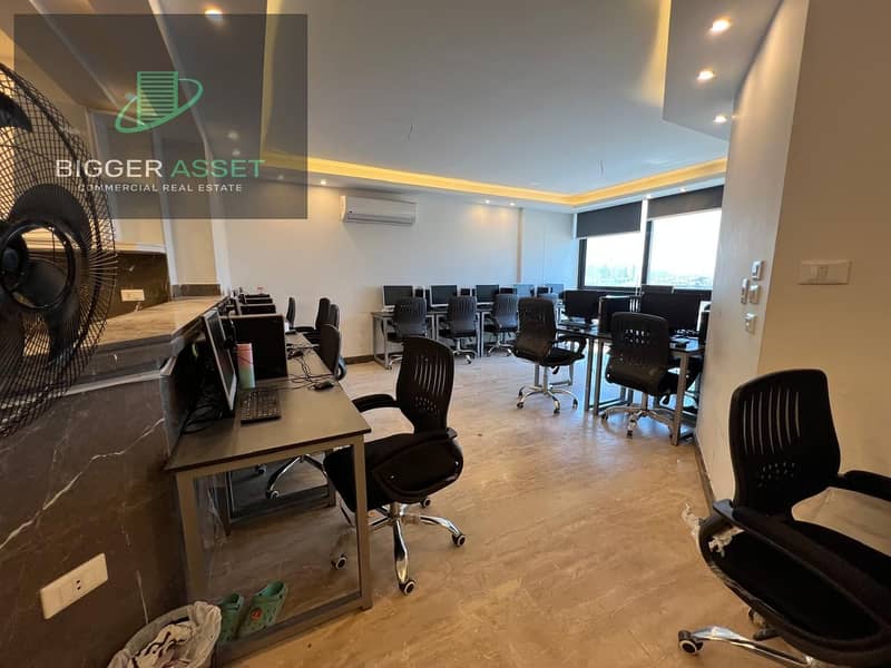 Commercial Office 150Sqm For Rent Fully Finished With Acs in Rayhana Plaza Maadi - Aanzicht 2