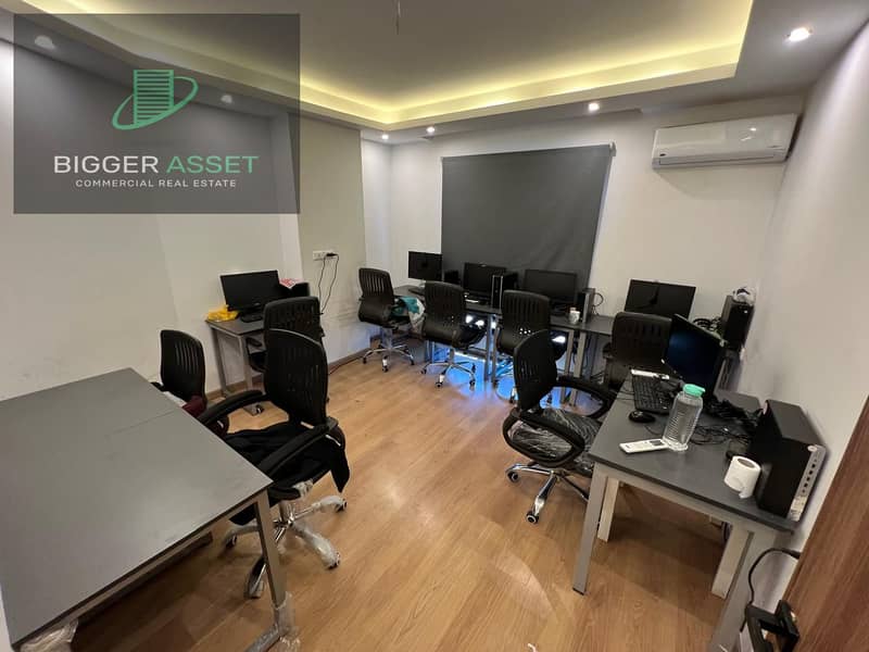 Commercial Office 150Sqm For Rent Fully Finished With Acs in Rayhana Plaza Maadi - Aanzicht 5
