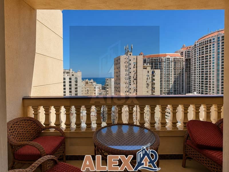 Furnished apartment for rent in San Stefano with a sea view and fully air-conditioned - Vista 3