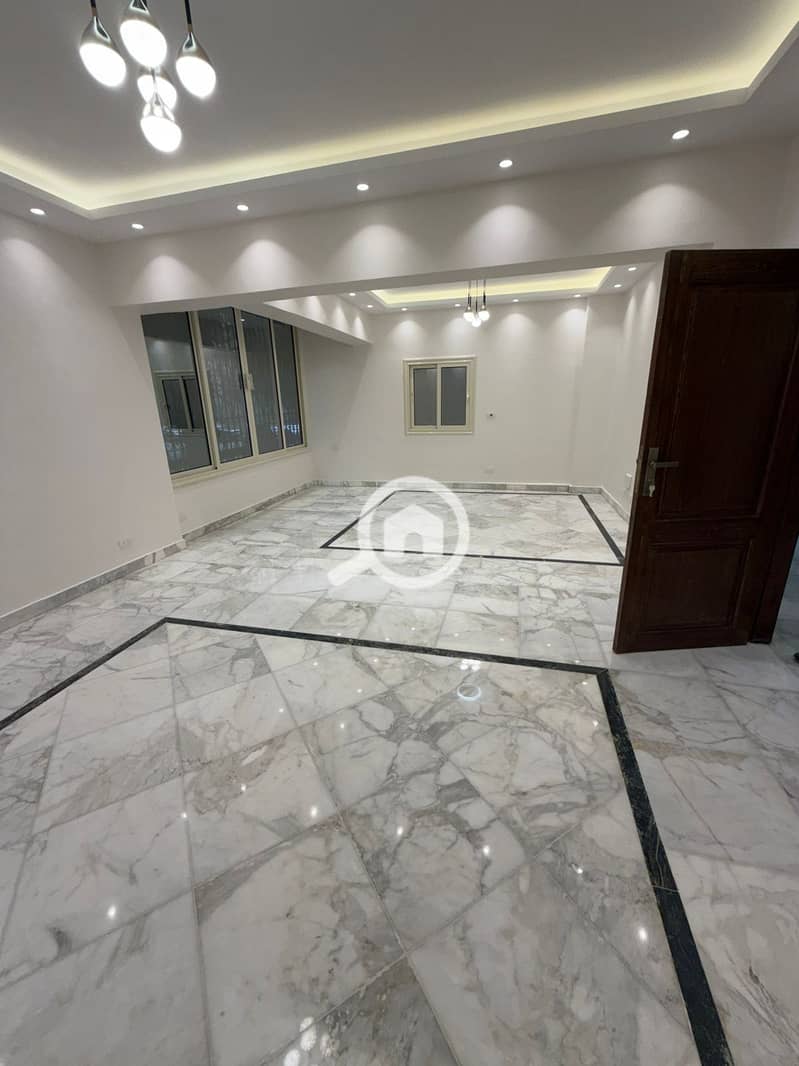 Office for rent, ground floor, private entrance, 185 sqm, Al-Teralux, rent 70,000, steps to Mohi El-Din Abu El-Ezz and Al-Said Club, Dokki, distinguished and strategic administrative office. - Vista 3