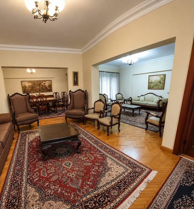 Luxury Fully Furnished Apartment for Rent in Dokki | 200 m² | El Mesah Luxury Fully Furnished Apartment for Rent in Dokki | 200 m² | El Mesah