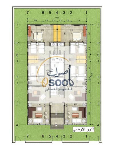 3 Bedroom Duplex for Sale in Badr City, Cairo - ارضي 7 في 11. png