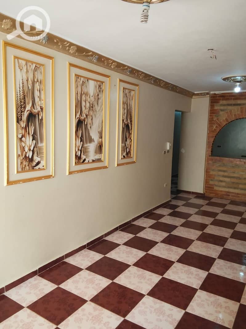 120 m² apartment for annual rent, modern, suitable for families or newlyweds, super lux finishing, all amenities available: water and electricity, 3 bedrooms, two-piece reception, kitchen, bathroom, on the second floor, in Alexandria, Al-Ajgami, Kilometre 21, at the distinguished location of Palm Beach. - Bild 5