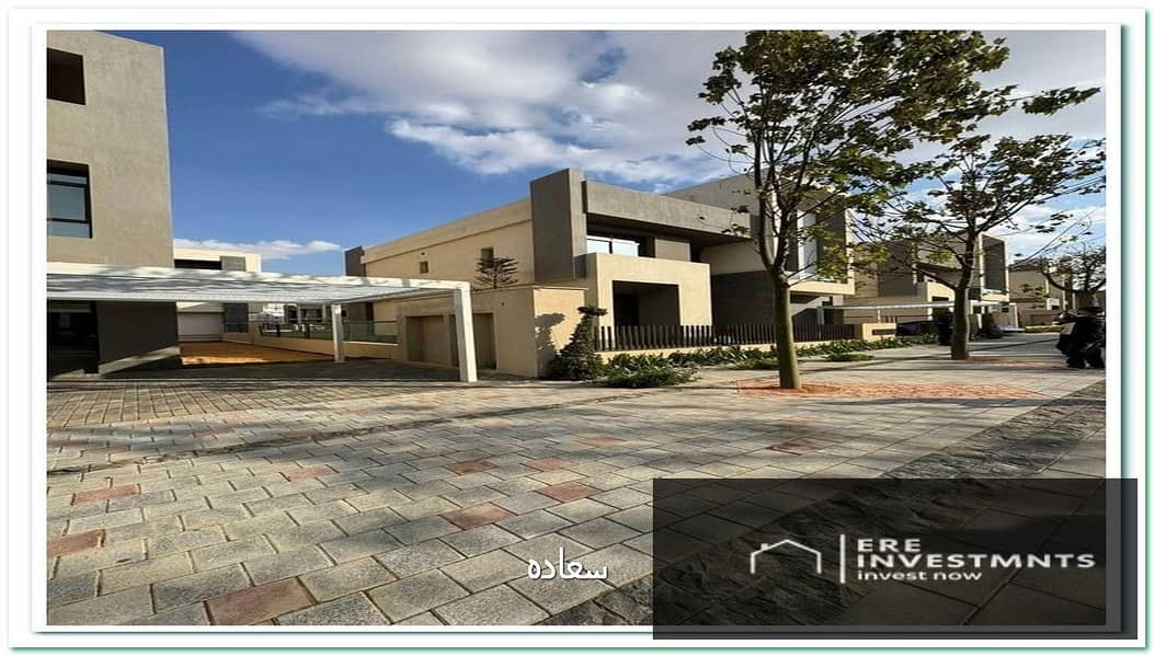 Middle townhouse for sale directly on the lagoon, in a prime location, delivery 2027. In Saada, in the heart of New Cairo - - Bild 3