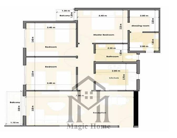 128 sqm Apartment in SOL-IN Compound – Golden Opportunity in Hadayek October - Ansicht 5