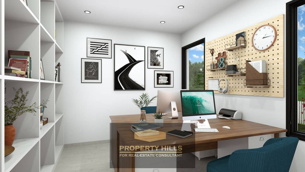 Own a fully finished administrative unit directly on 26 July axis and next to Arkan Plaza. - Vista 4