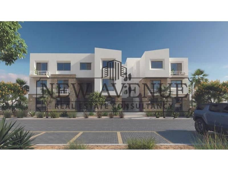 Luxury 2BR Ground Apartment in Encore, Swan Lake El Gouna. Features a private garden, fully finished, overlooking lagoons, developed by Hassan Allam - Vista 4
