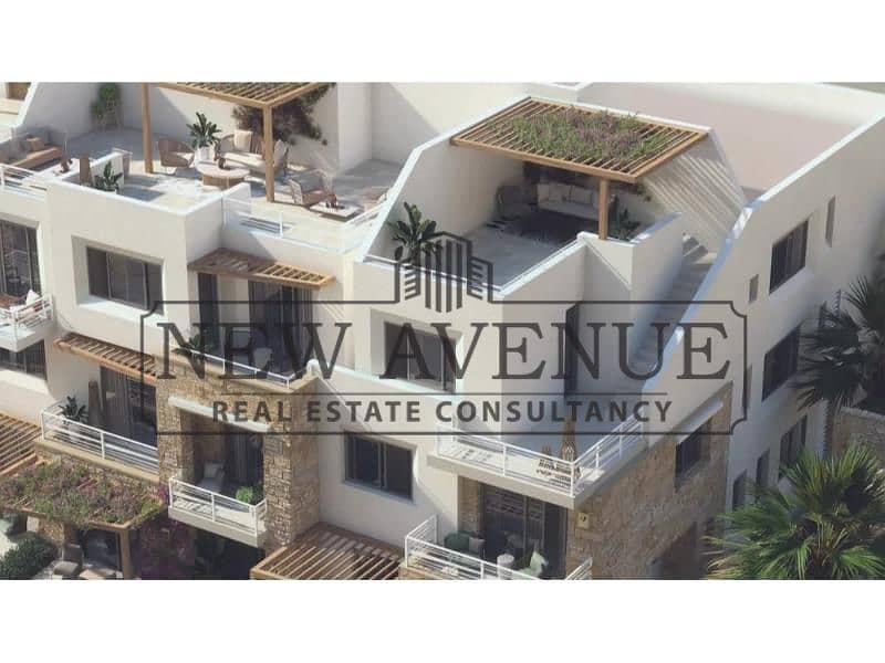 Luxury 2BR Ground Apartment in Encore, Swan Lake El Gouna. Features a private garden, fully finished, overlooking lagoons, developed by Hassan Allam - Vista 6