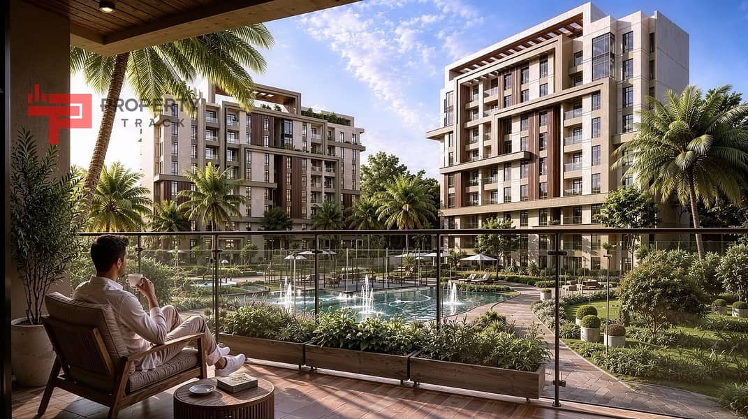 A direct sea view apartment for sale with a direct view of the lagoon and landscaping. - Więcej