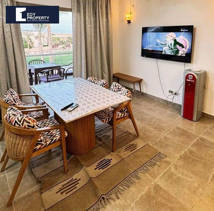 Fully furnished Chalet for sale in Jaz Sokhna with open view and prime location - Widok 2