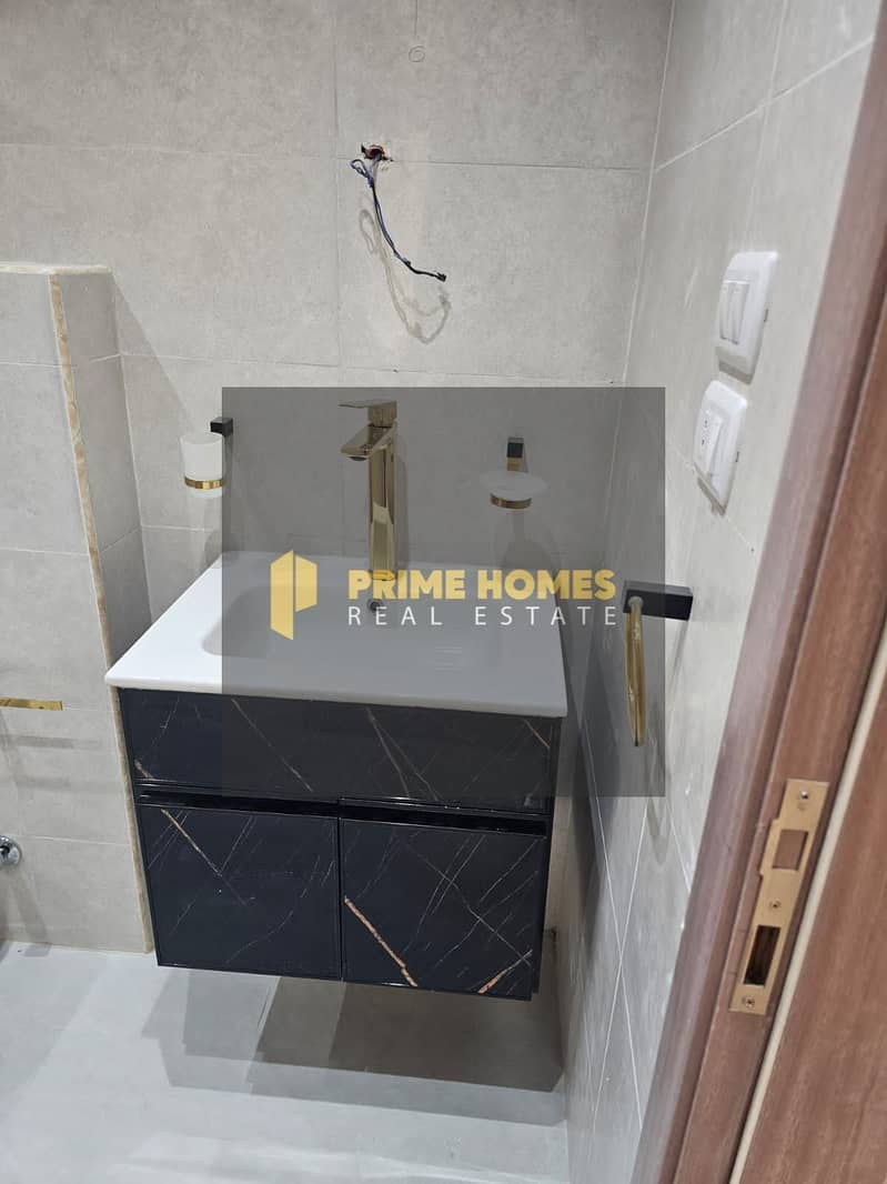 Apartment for sale in Al-Khamail, 3 rooms, double view, ultra super lux finishing - Fler