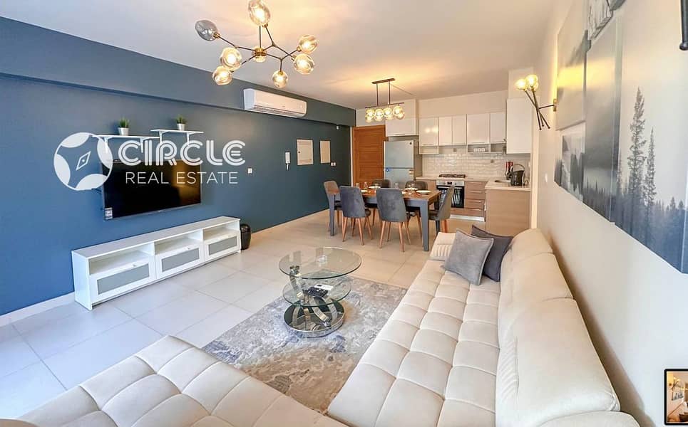 Fully Furnished 95m² 1 Bedroom Chalet With Garden For Rent In Marassi (Marina 2) North Coast With Open View – pohled 2