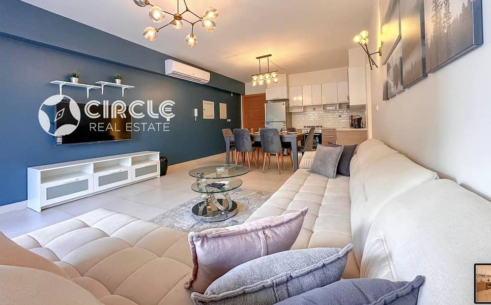 Fully Furnished 95m² 1 Bedroom Chalet With Garden For Rent In Marassi (Marina 2) North Coast With Open View – pohled 5