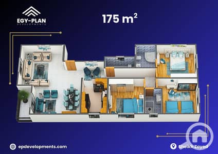 3 Bedroom Apartment for Sale in Sheikh Zayed, Giza - 4. png