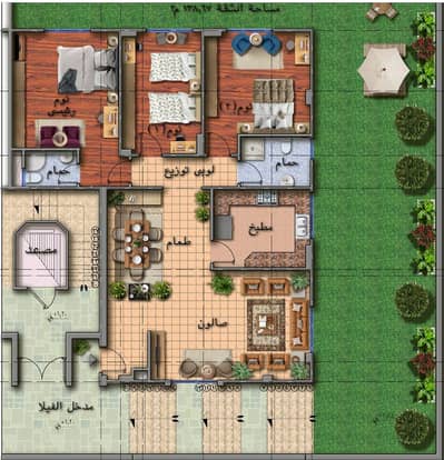 3 Bedroom Flat for Sale in New Cairo, Cairo - شقة ارضي 3 غرف في فيلا خاصة امام محطة المونوريل 3 Bedroom Flat for Sale in New Cairo, Cairo - شقة ارضي 3 غرف في فيلا خاصة امام محطة المونوريل
