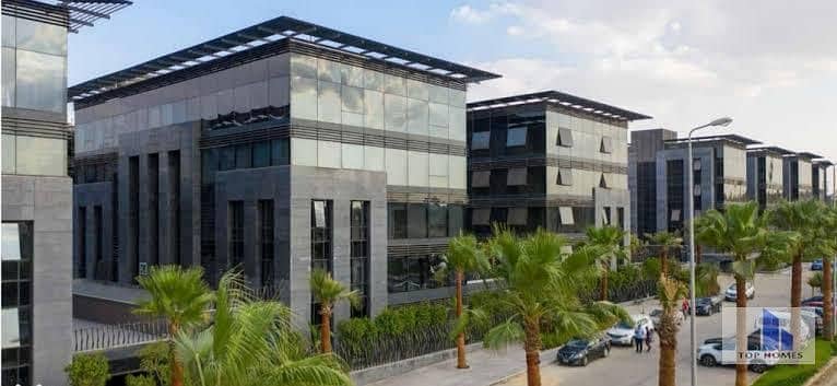 Office for rent 85 sqm fully finished at Cairo Business Park Misr Italia New Cairo - Vista 2