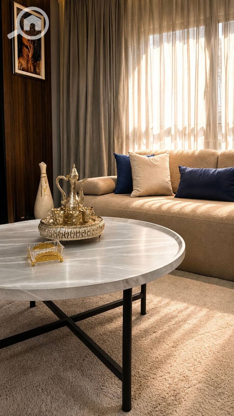 2 Coffe table with living. JPG