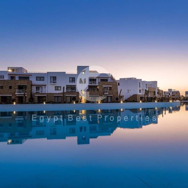 3 BEDROOMS FOR SALE BY HASSAN ALLAN AT EL GOUNA INSTALLMENTS OVER 7 YEARS DIRECT CRYSTAL LAGOON . - Vista 4