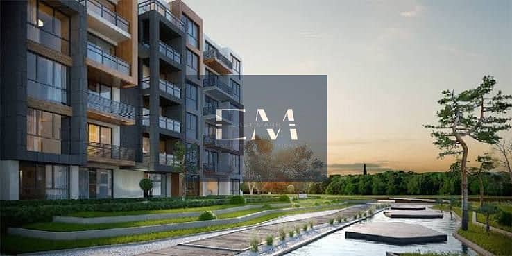 Apartment for Sale with Private Garden ,Semi Finished in Aria Compound - Meer