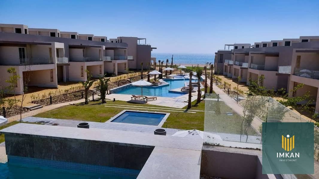 Ready for immediate handover in Ain Sokhna: a 3-bedroom chalet for sale in Boho, finished to a super-luxurious standard, available via installment pla - Aanzicht 4