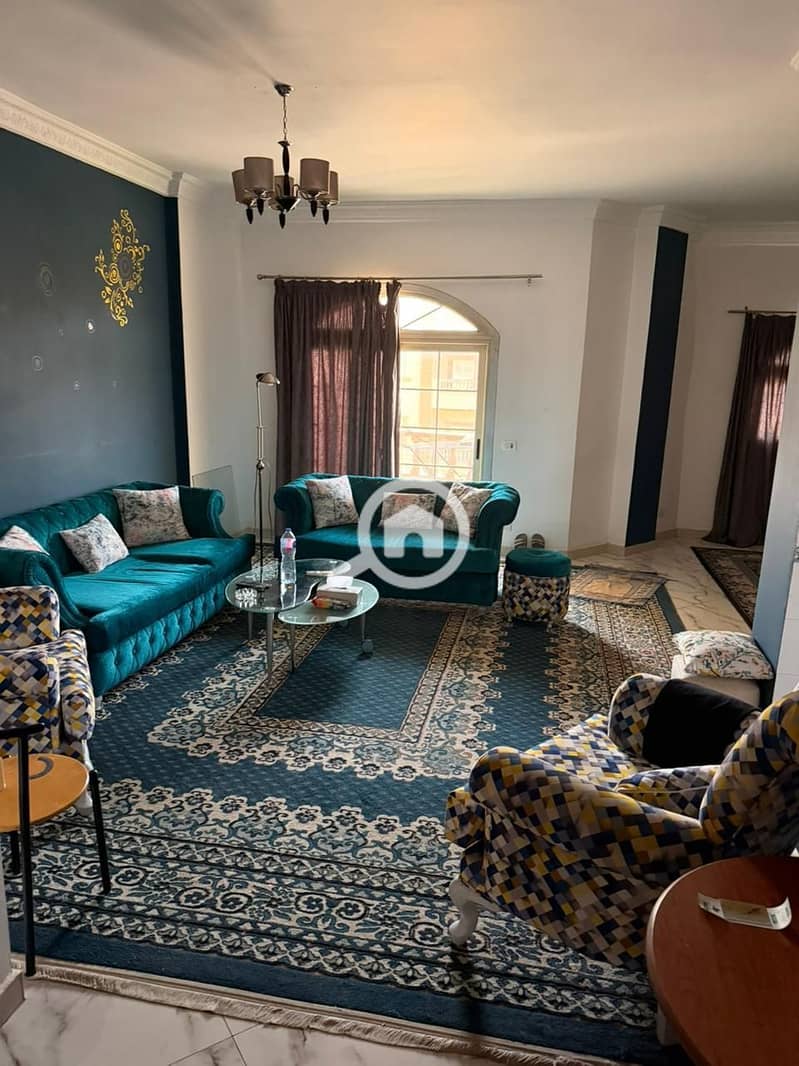 Furnished apartment for rent in Al Yasmin Villas, 180 sq m, second floor, super deluxe finish - Widok 3