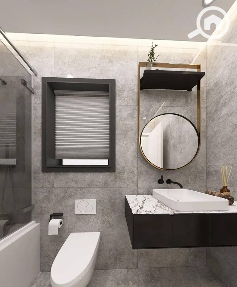 Fully finished apartment with a maritime (Bahary) view for sale, directly on the Middle Ring Road in the Fifth Settlement (6th District) - Widok 5