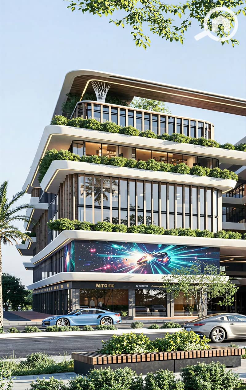 For sale: 31-square-meter commercial unit directly on the Central Axis at Walk’n Mall, 6th of October City—available with a 10-year installment plan. - Widok 2