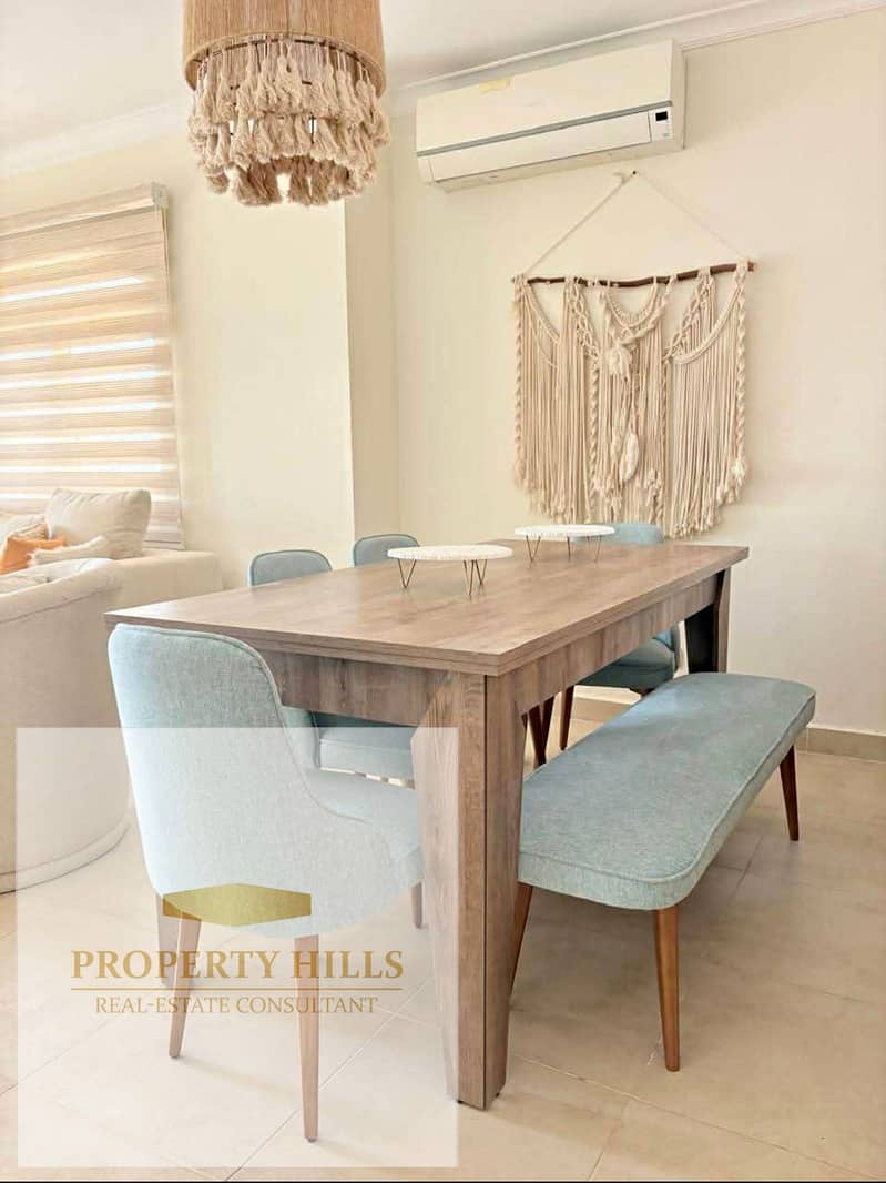 At the lowest price, a double view villa on the sea directly with a swimming pool, finished for sale in the most distinguished location in Ain Sokhna in Tilaq - Ain Sokhna. - Vista 6
