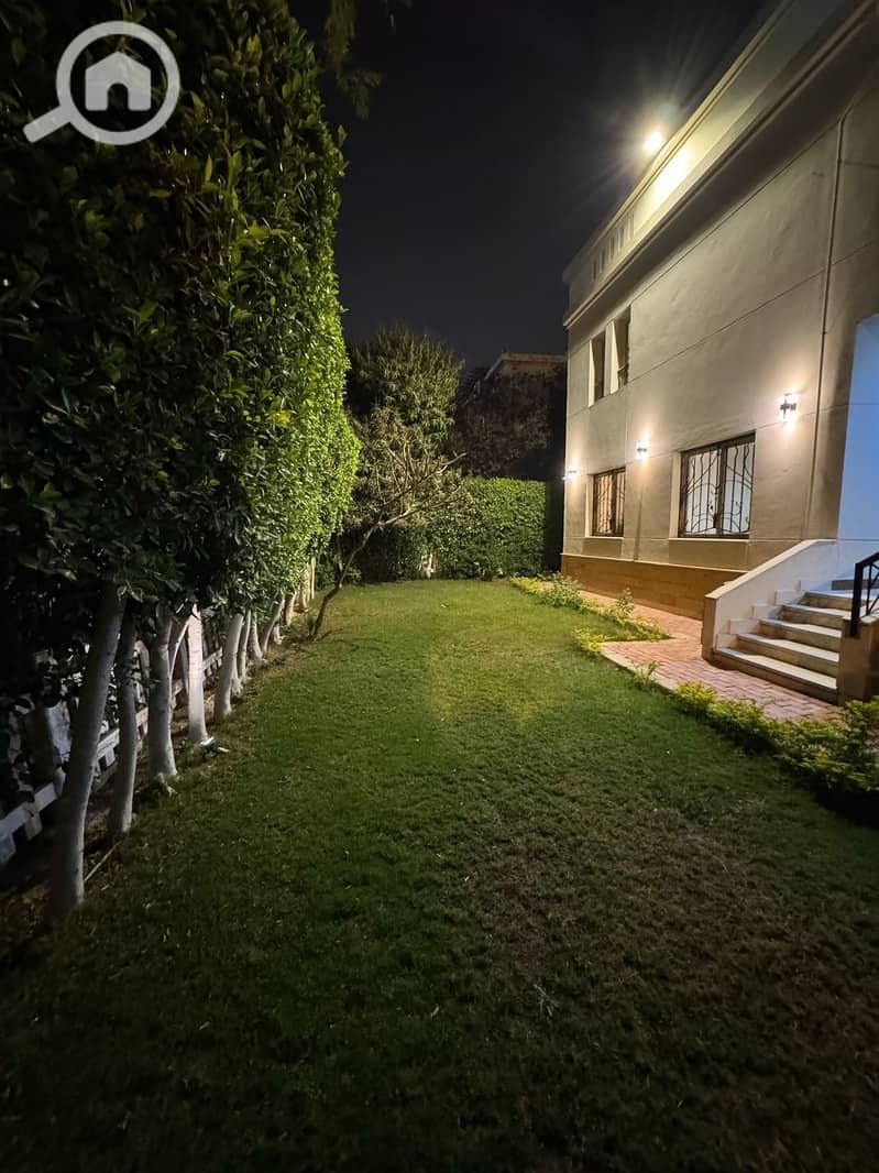 Furnished villa for rent in Al-Rehab, the best location, super luxury, in front of Al-Rehab Club, steps to the commercial market, a rare price for long-term rental. - Vista 3