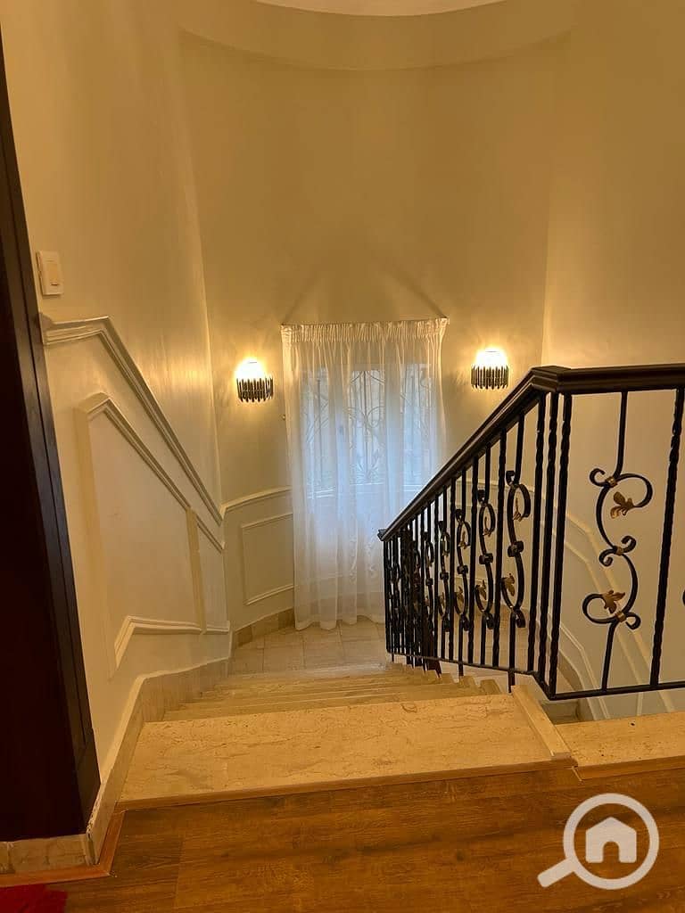 Furnished villa for rent in Al-Rehab, the best location, super luxury, in front of Al-Rehab Club, steps to the commercial market, a rare price for long-term rental. - Vista 5