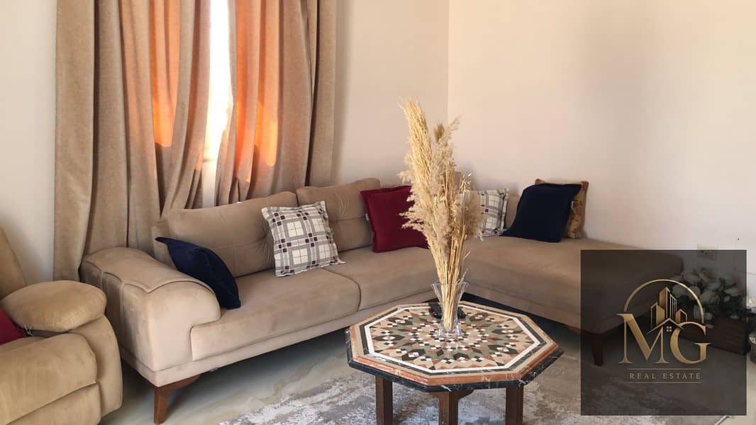 Fully Furnished Roof Apartment for Rent – Narges 2, New Cairo A spacious and beautifully furnished roof apartment is available for rent in Narges 2, - Aanzicht 3