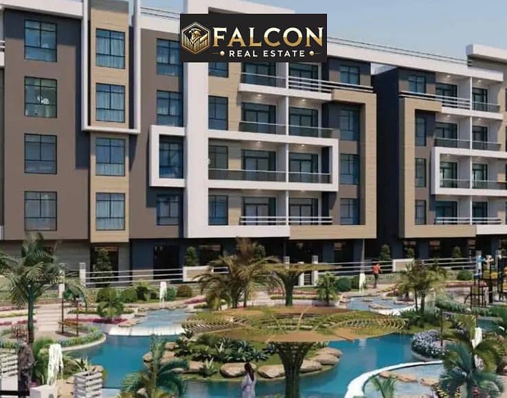 With monthly installment of 25k and installments over 10 years, apartment for sale prime location in the New Administrative Capital on the Green River - Bild 5